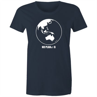 No Planet B - Women's T-shirt Navy Womens T-shirt Environment Womens