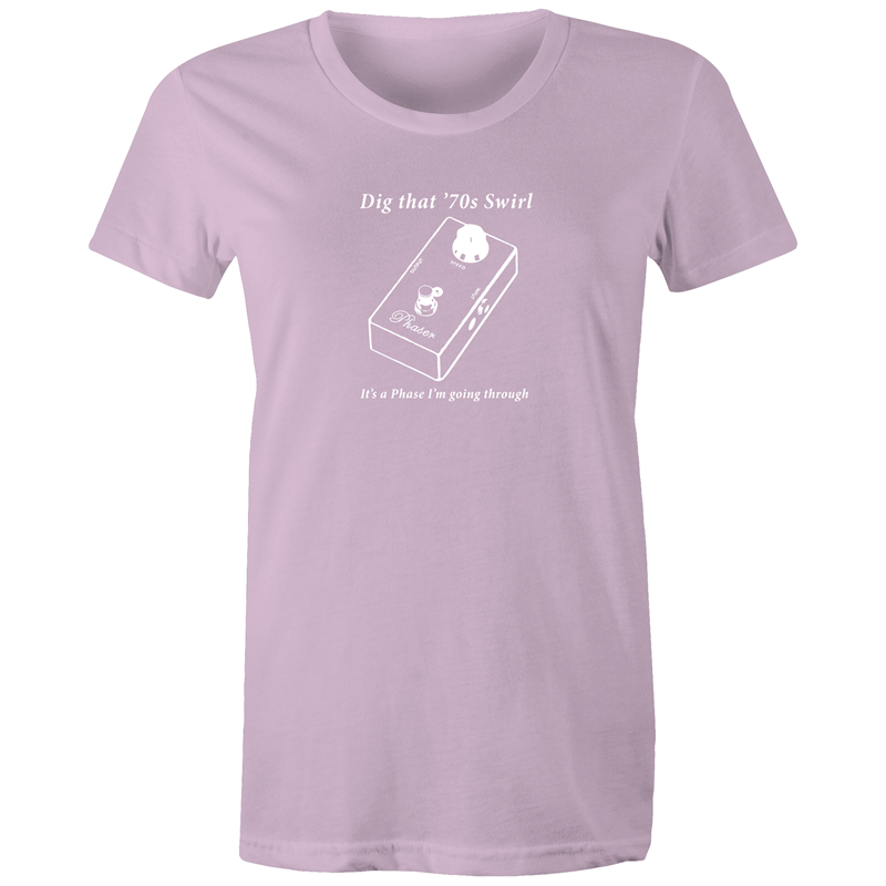 It's A Phase - Women's T-shirt Lavender Womens T-shirt Music Womens