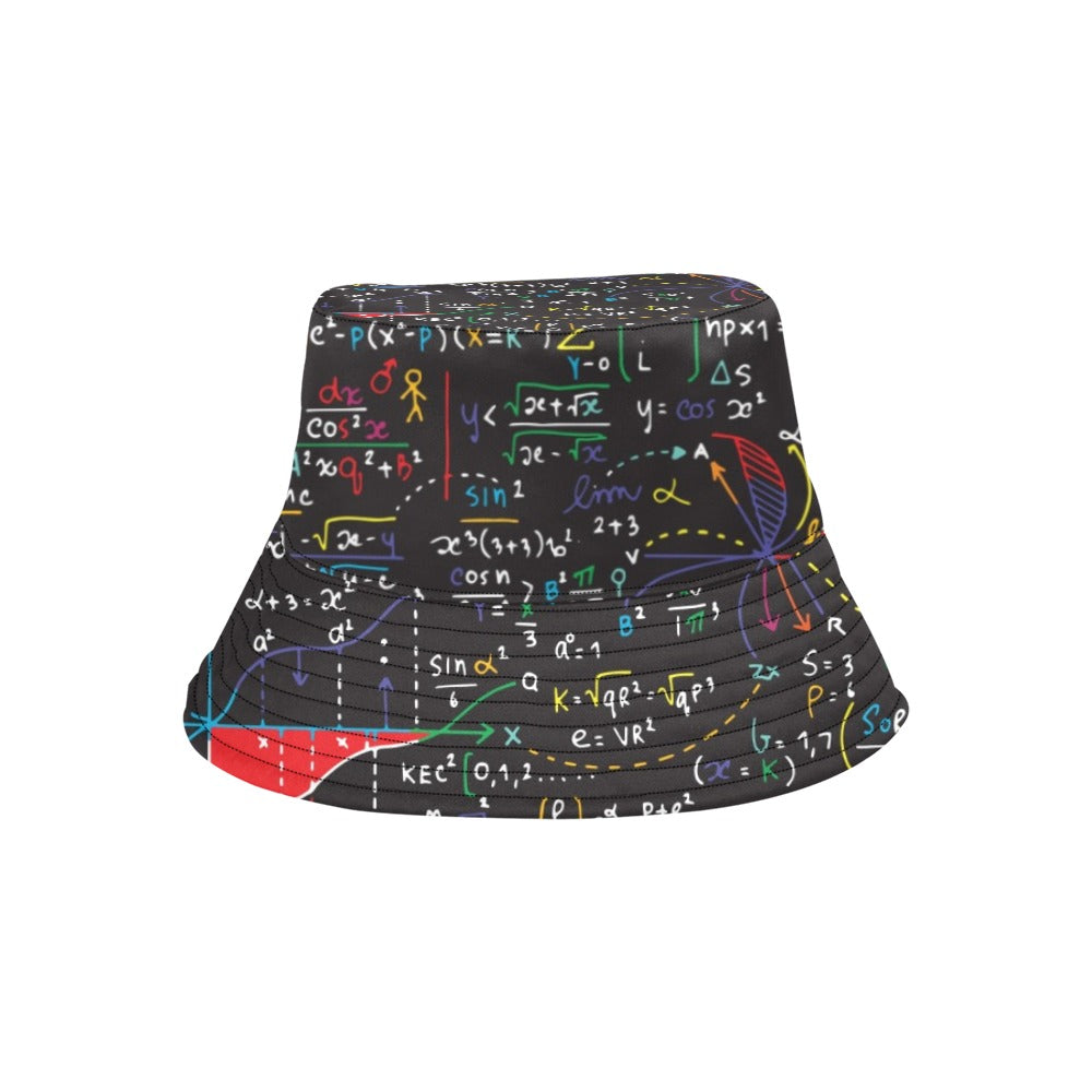 Colourful Maths Formulas - Bucket Hat Bucket Hat for Women Maths Printed Offshore Science