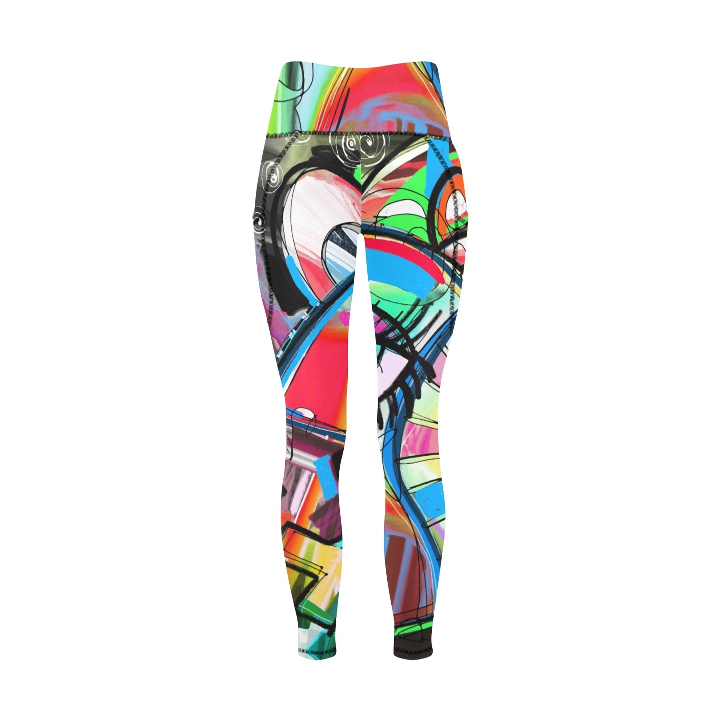 Graffiti Bird - Women's Leggings with Pockets Women's Leggings with Pockets S - 2XL animal