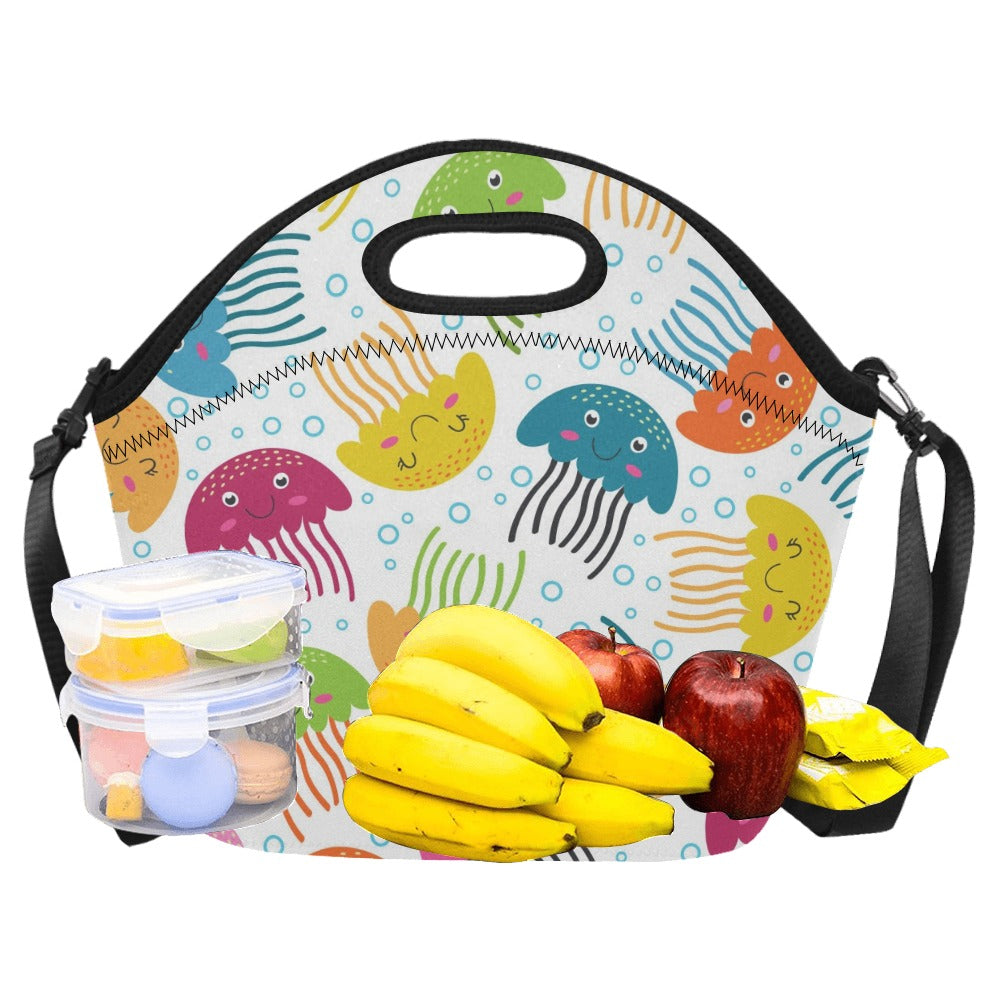 Jellyfish - Neoprene Lunch Bag/Large Neoprene Lunch Bag/Large animal Printed Offshore