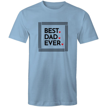 Best Dad Ever - Mens T-Shirt Carolina Blue Mens T-shirt Dad