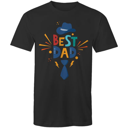 Best Dad In The World - Mens T-Shirt Black Mens T-shirt Dad
