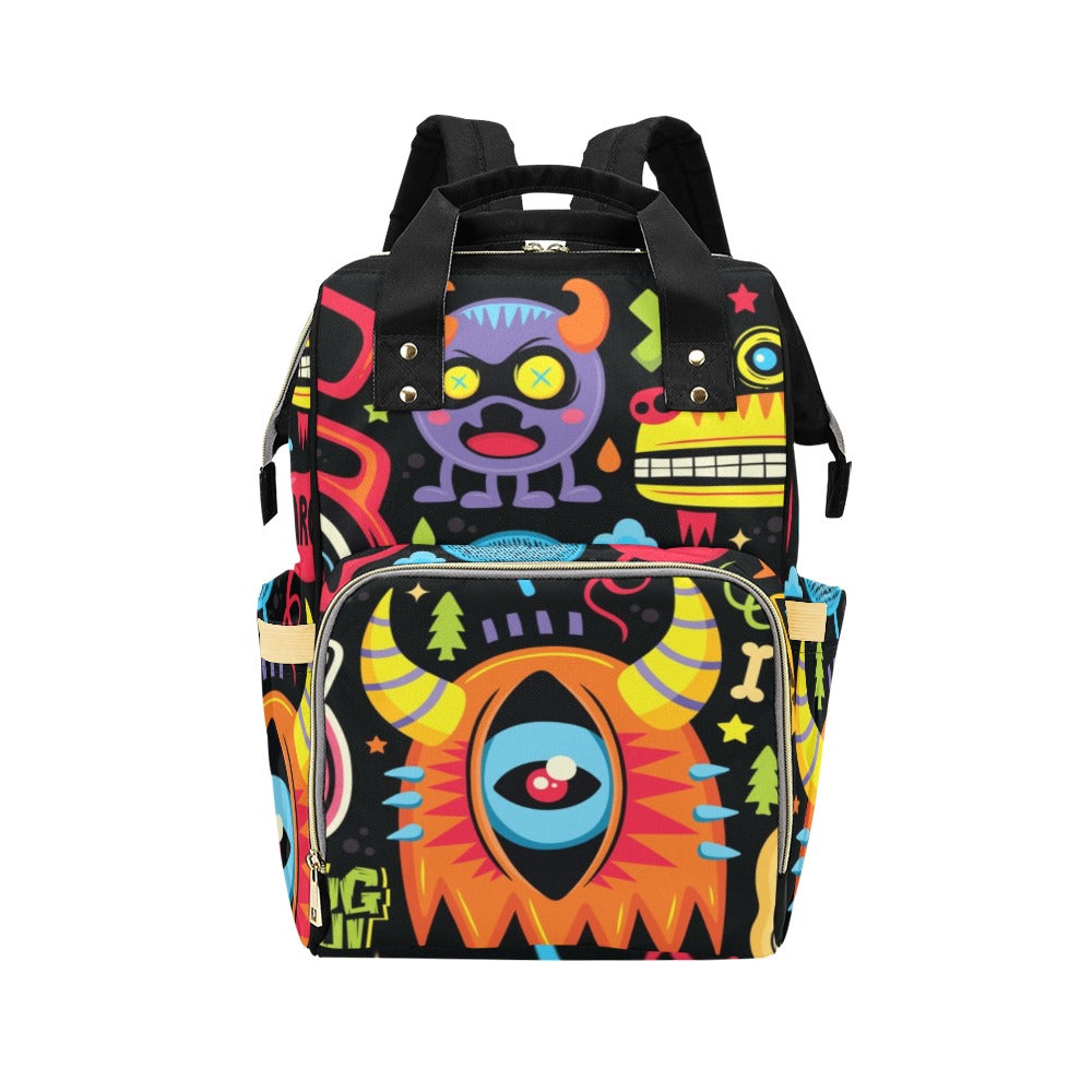 Monster Kids - Multi-Function Backpack Multifunction Backpack Printed Offshore