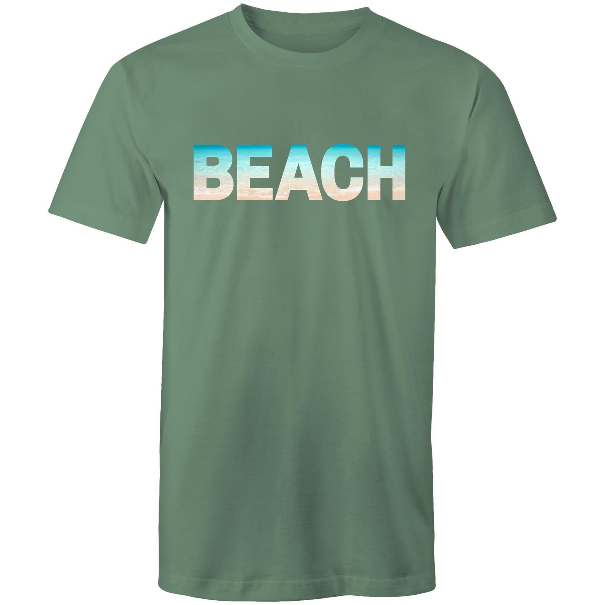 Beach - Mens T-Shirt Sage Mens T-shirt Mens Summer