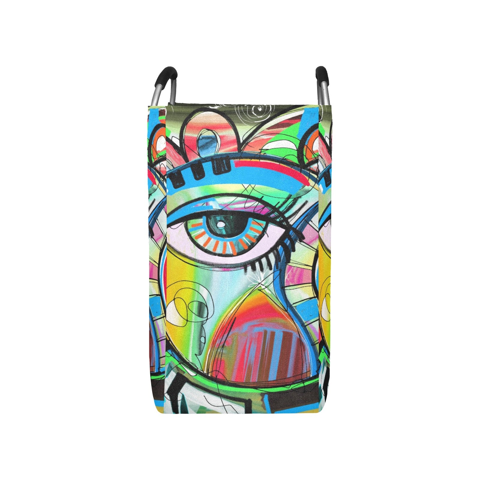 Graffiti Bird - Square Laundry Bag Square Laundry Bag Printed Offshore