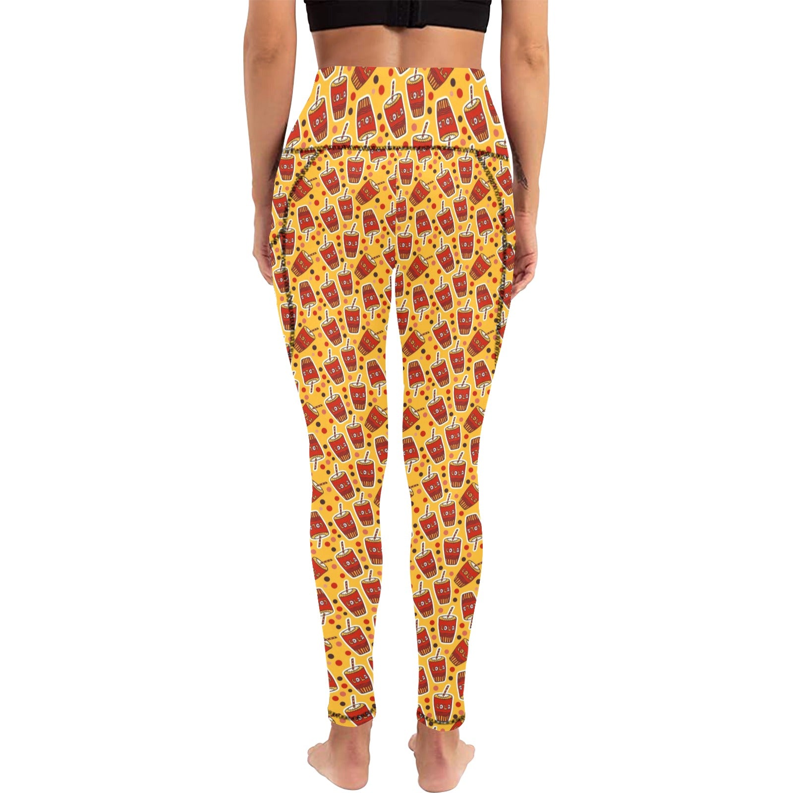 Cola - Women's Leggings with Pockets Women's Leggings with Pockets S - 2XL Food