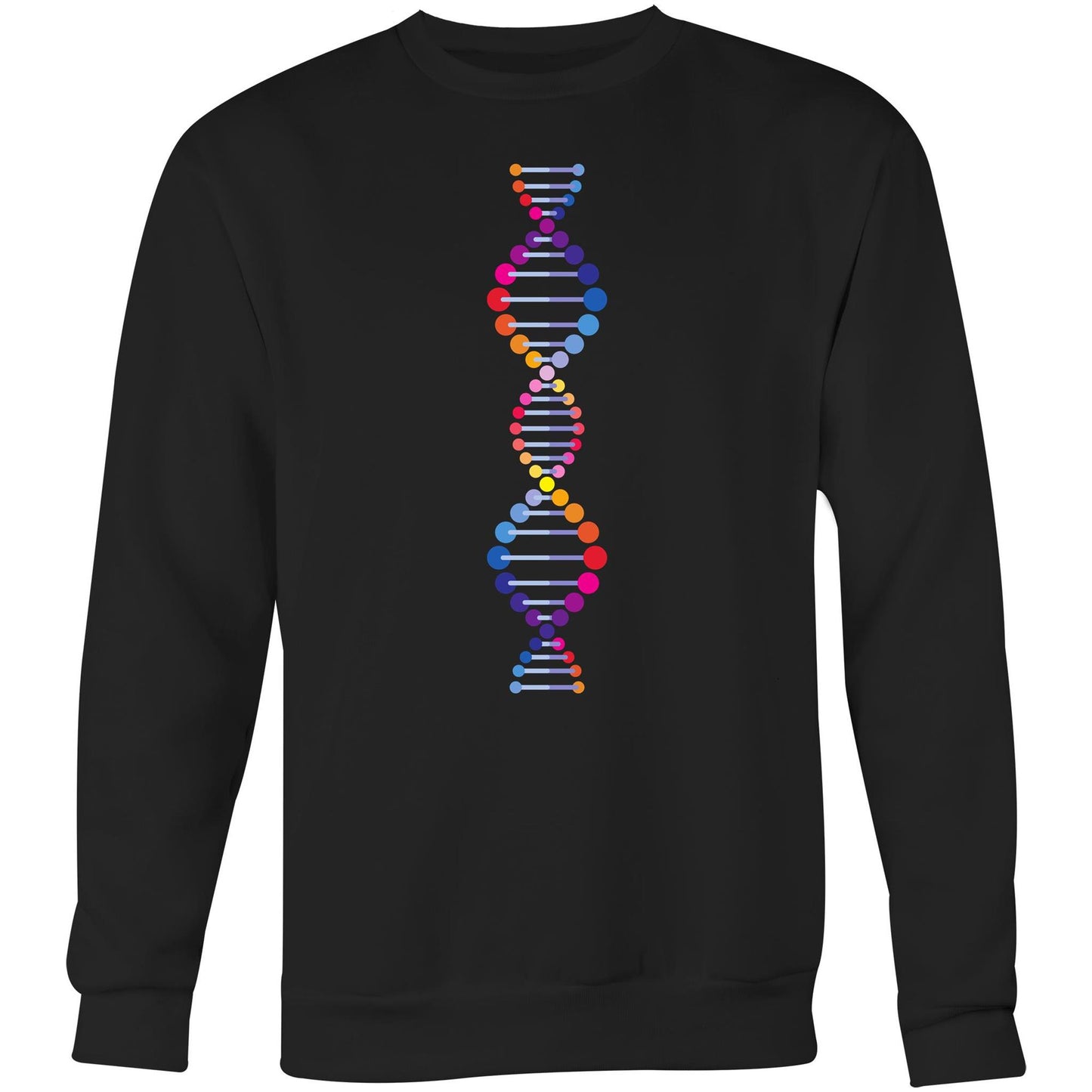 DNA - Crew Sweatshirt Black Sweatshirt Mens Science Womens