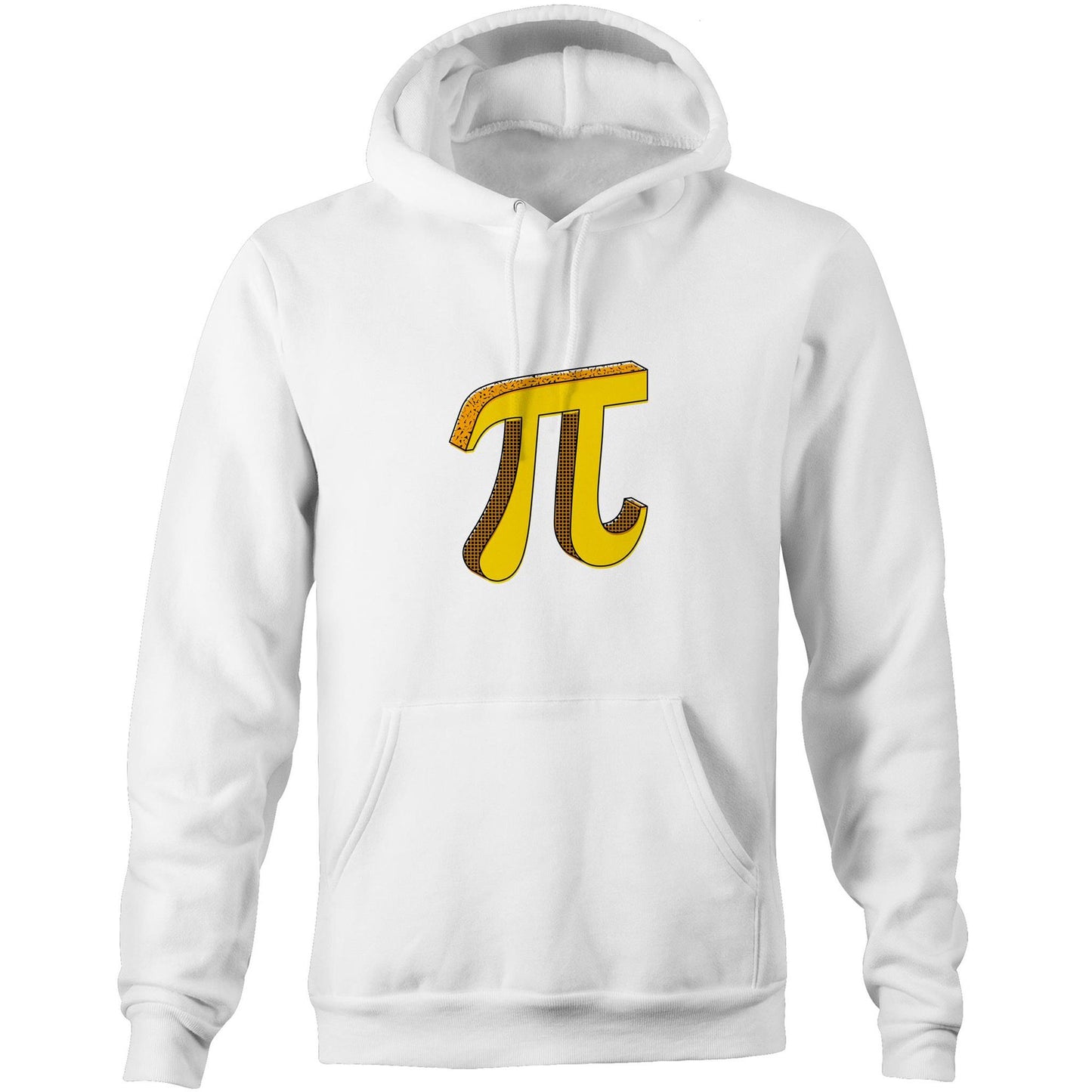 Pi - Pocket Hoodie Sweatshirt White Hoodie Maths Science