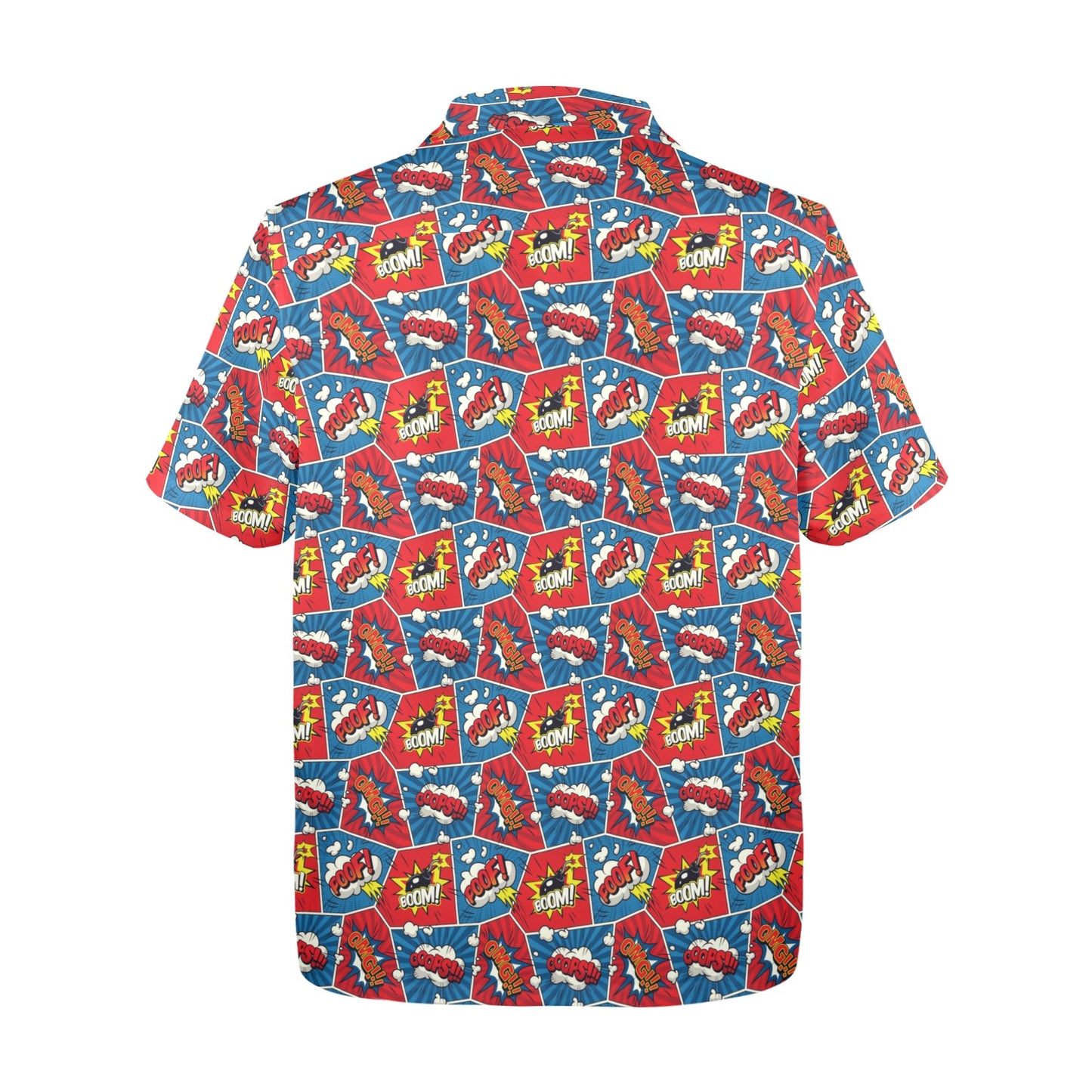 Comic Book Pop - Mens Hawaiian Shirt Mens Hawaiian Shirt