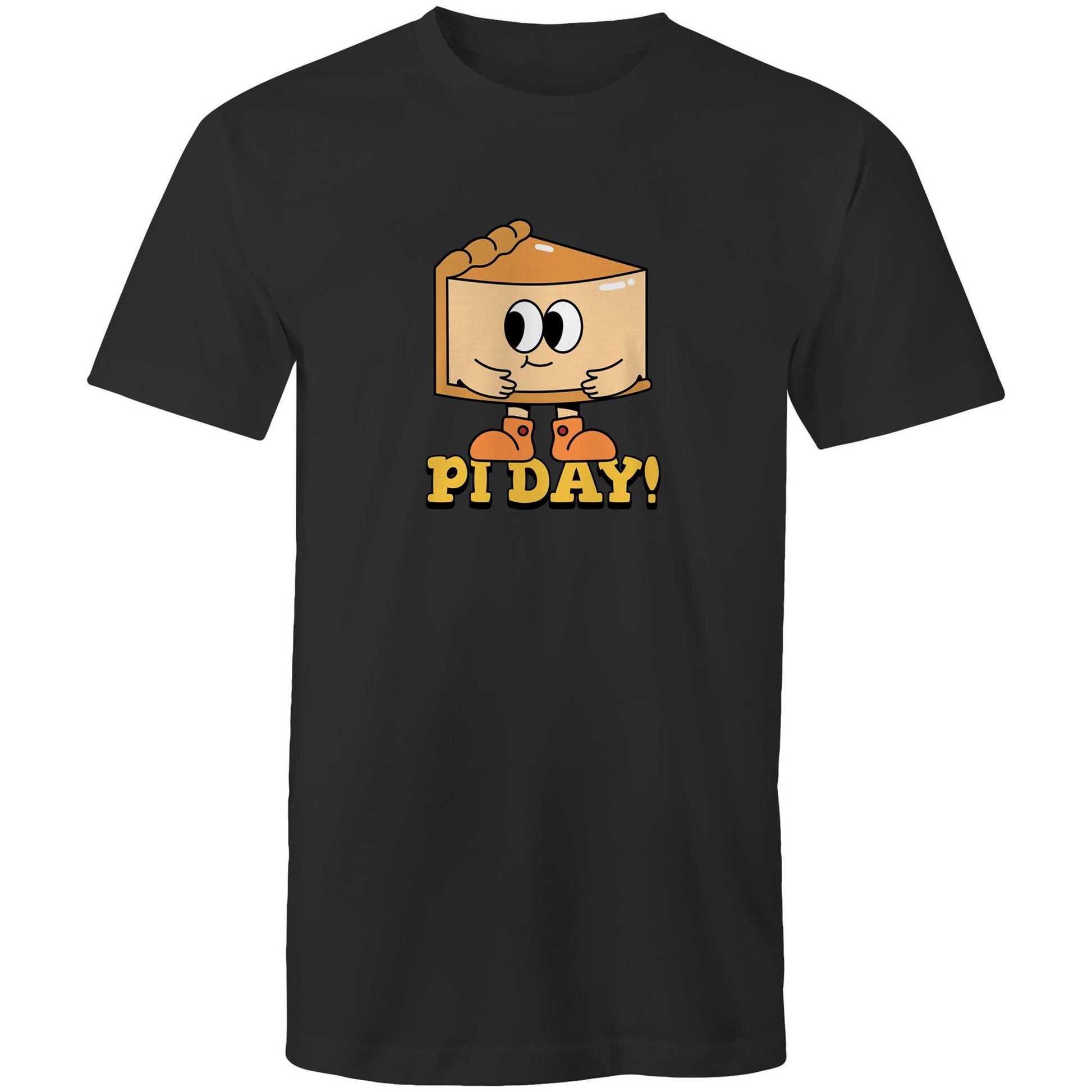Pi Day - Mens T-Shirt Black Mens T-shirt Maths Science