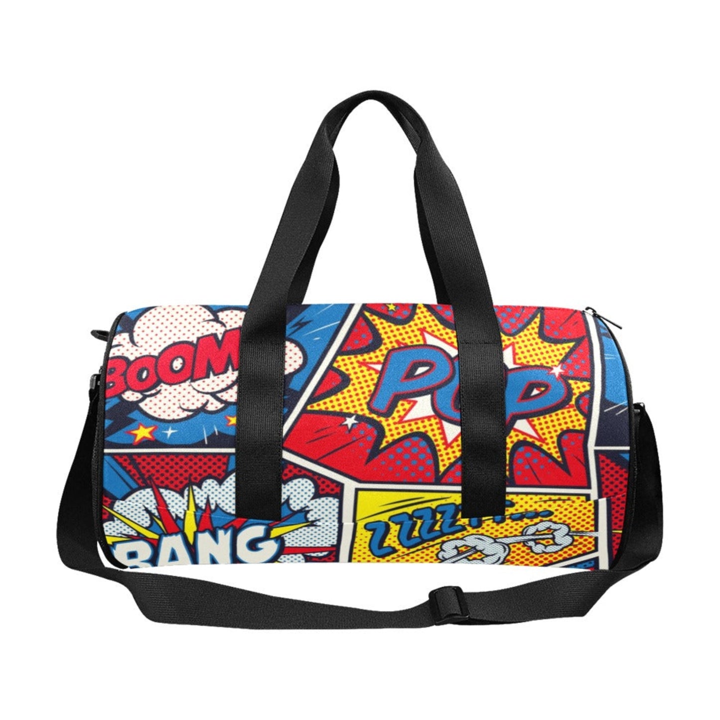 Comic Book - Round Duffle Bag Round Duffle Bag Printed Offshore