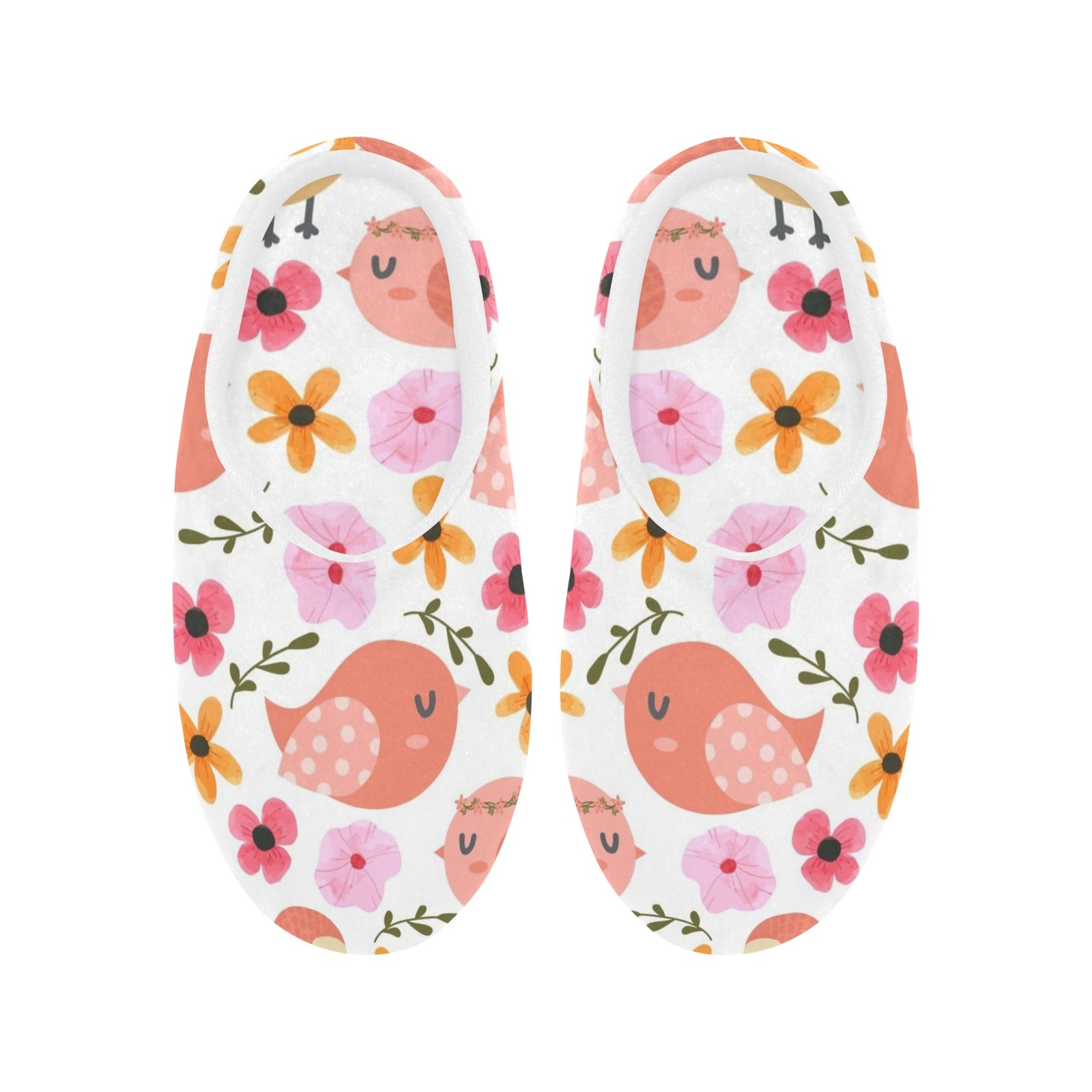 Lovely Birds - Women's Non-Slip Cotton Slippers Women's Non-Slip Cotton Slippers animal