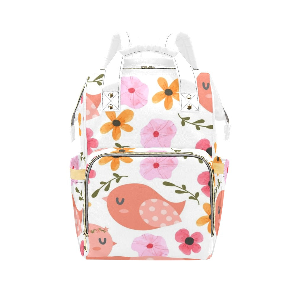 Lovely Birds - Multifunction Backpack Multifunction Backpack animal Printed Offshore