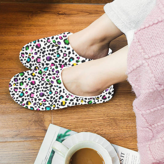 Animal Print In Colour - Women's Non-Slip Cotton Slippers Women's Non-Slip Cotton Slippers animal Printed Offshore