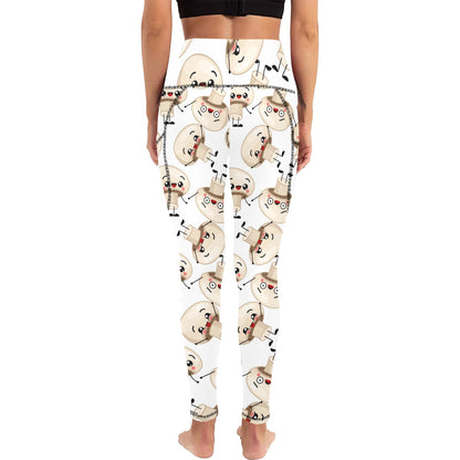 Cute Mushrooms - Women's Leggings with Pockets Women's Leggings with Pockets S - 2XL Food Plants