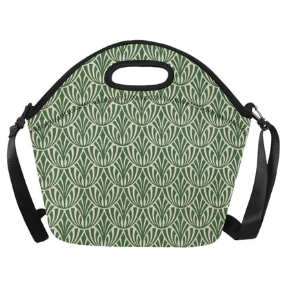 Green Pattern - Neoprene Lunch Bag/Large Neoprene Lunch Bag/Large Printed Offshore