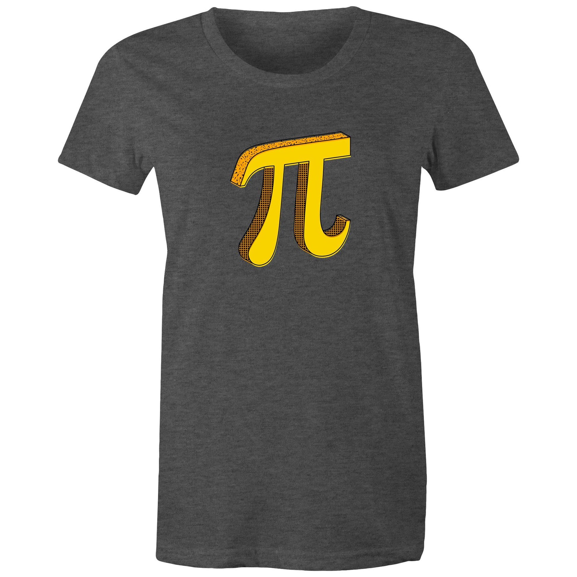 Pi - Womens T-shirt Asphalt Marle Womens T-shirt Science