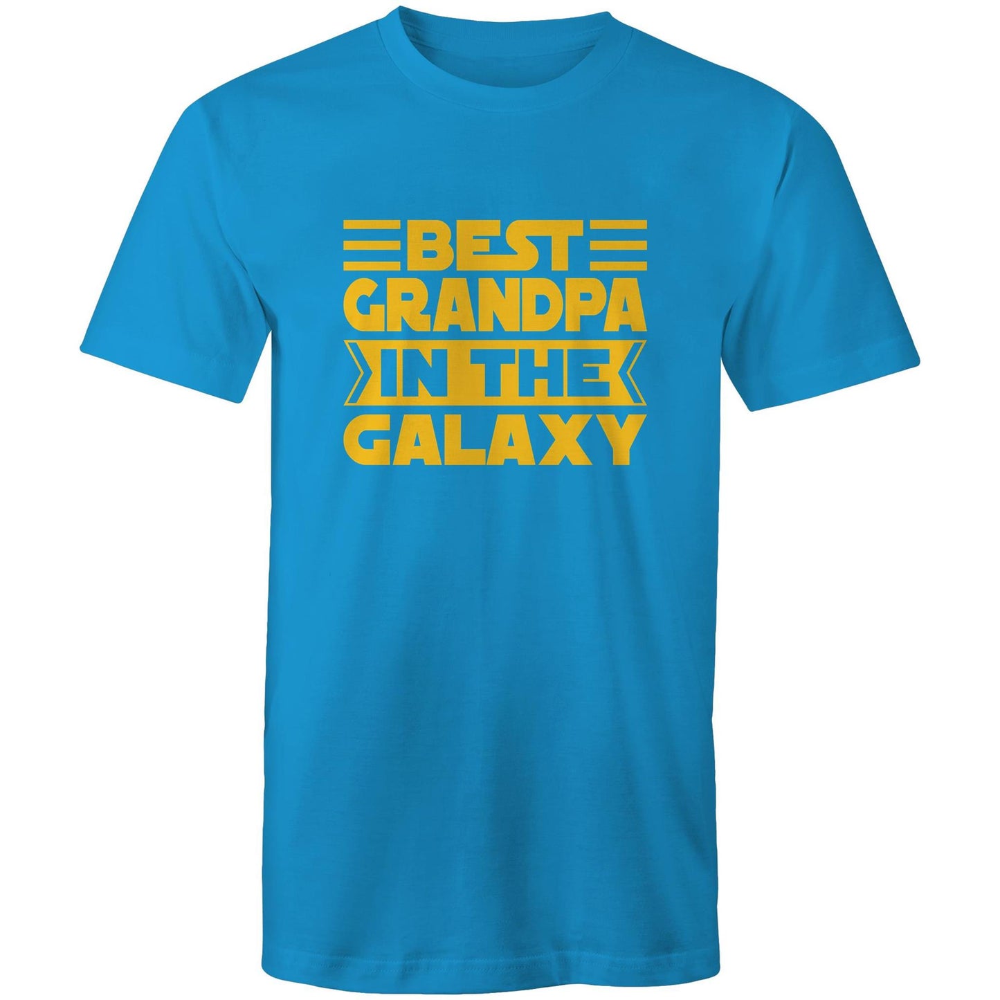Best Grandpa In The Galaxy - Mens T-Shirt Arctic Blue Mens T-shirt Dad