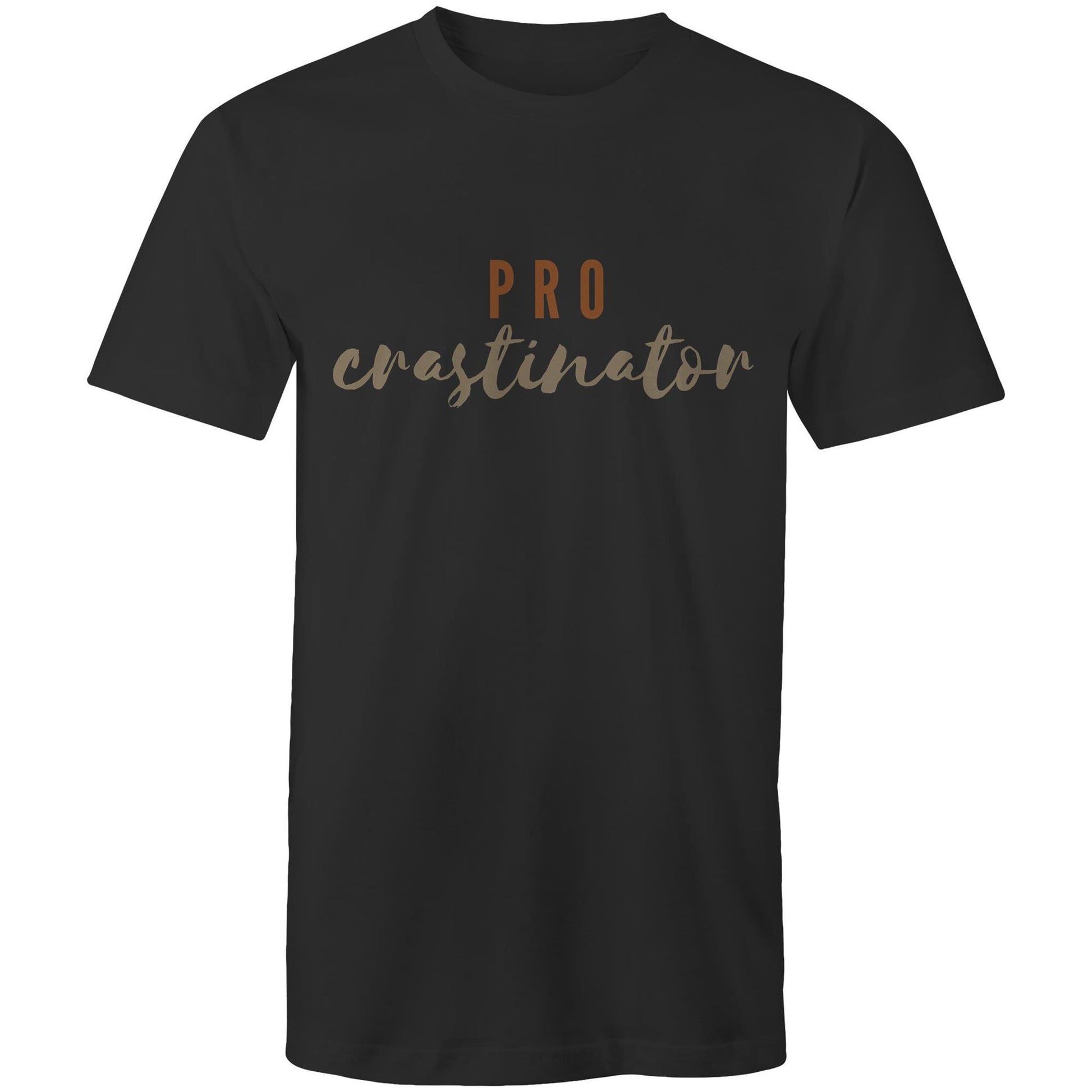 Procrastinator - Mens T-Shirt Black Mens T-shirt Funny