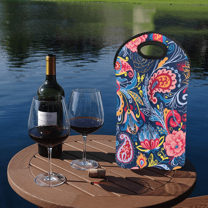 Paisley - 2-Bottle Neoprene Wine Bag 2 Bottle Wine Bag Printed Offshore