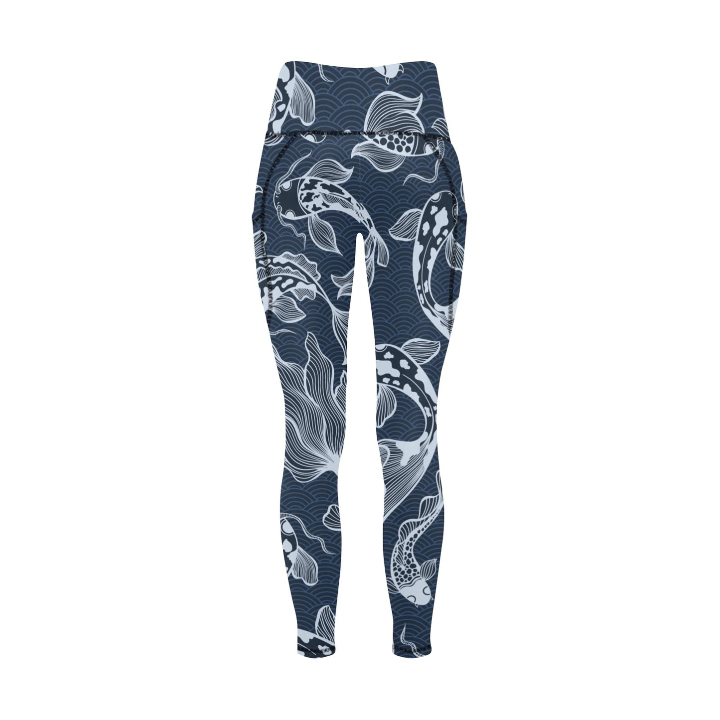 Blue Fish - Women's Leggings with Pockets Women's Leggings with Pockets S - 2XL animal Printed Offshore