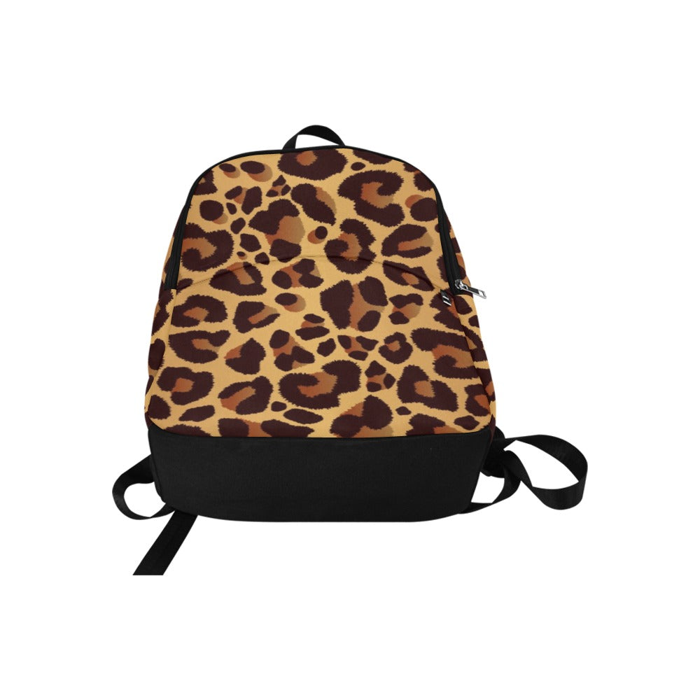 Leopard Print - Fabric Backpack for Adult Adult Casual Backpack