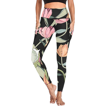 Tulips - Women's Leggings with Pockets Women's Leggings with Pockets S - 2XL Plants