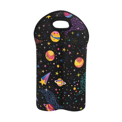 Colourful Space - 2-Bottle Neoprene Wine Bag 2 Bottle Wine Bag Printed Offshore