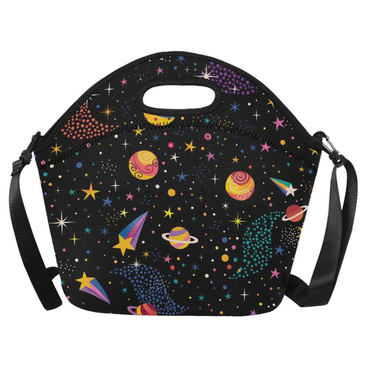 Colourful Space - Neoprene Lunch Bag/Large Neoprene Lunch Bag/Large Space