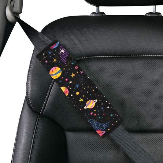 Space Car Seat Belt Cover 7''x10'' (Pack of 2) Car Seat Belt Cover 7x10 (Pack of 2)
