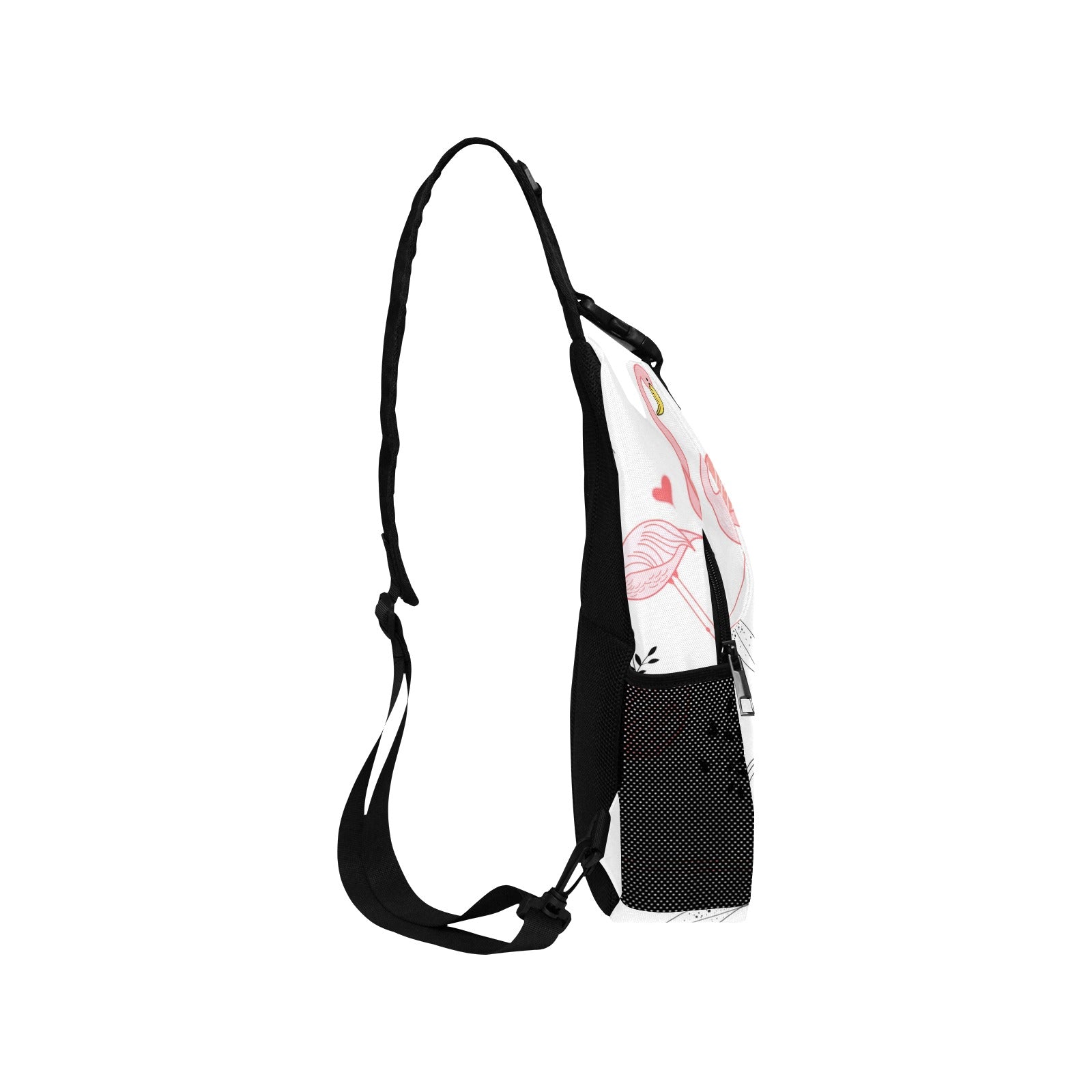 Pink Flamingos - Cross-Body Chest Bag Cross-Body Chest Bag Printed Offshore