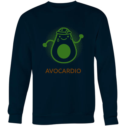 Avocardio - Crew Sweatshirt Navy Sweatshirt Mens Womens