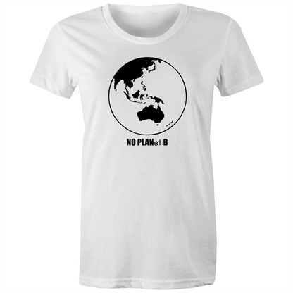 No Planet B - Women's T-shirt White Womens T-shirt Environment Womens
