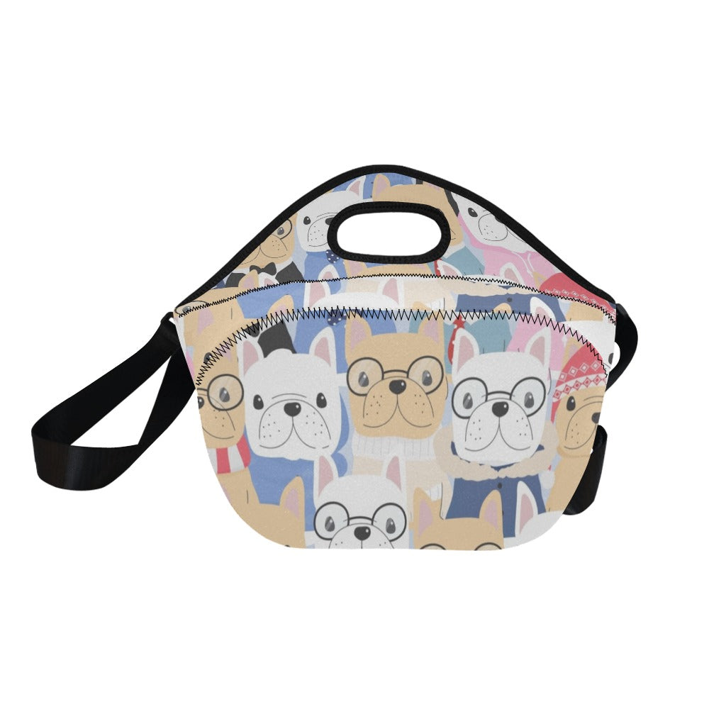 Dog Crowd - Neoprene Lunch Bag/Large Neoprene Lunch Bag/Large animal
