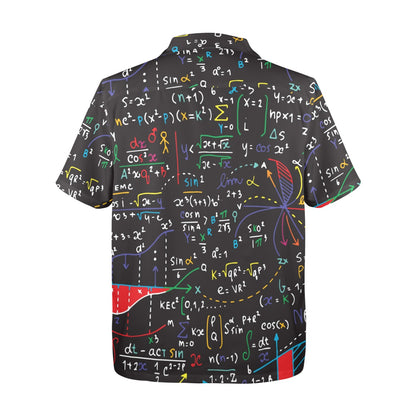 Colourful Maths Formulas - Mens Hawaiian Shirt Mens Hawaiian Shirt