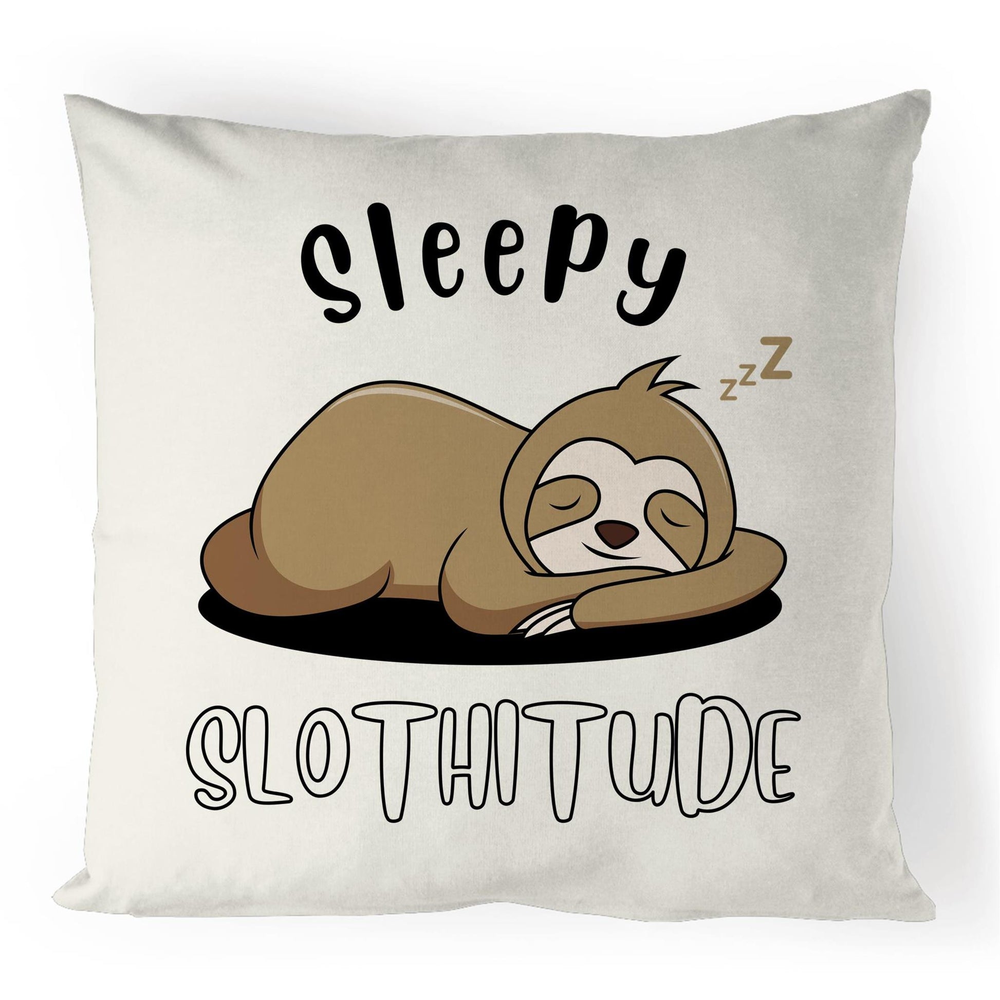 Sleepy Slothitude - 100% Linen Cushion Cover Default Title Linen Cushion Cover