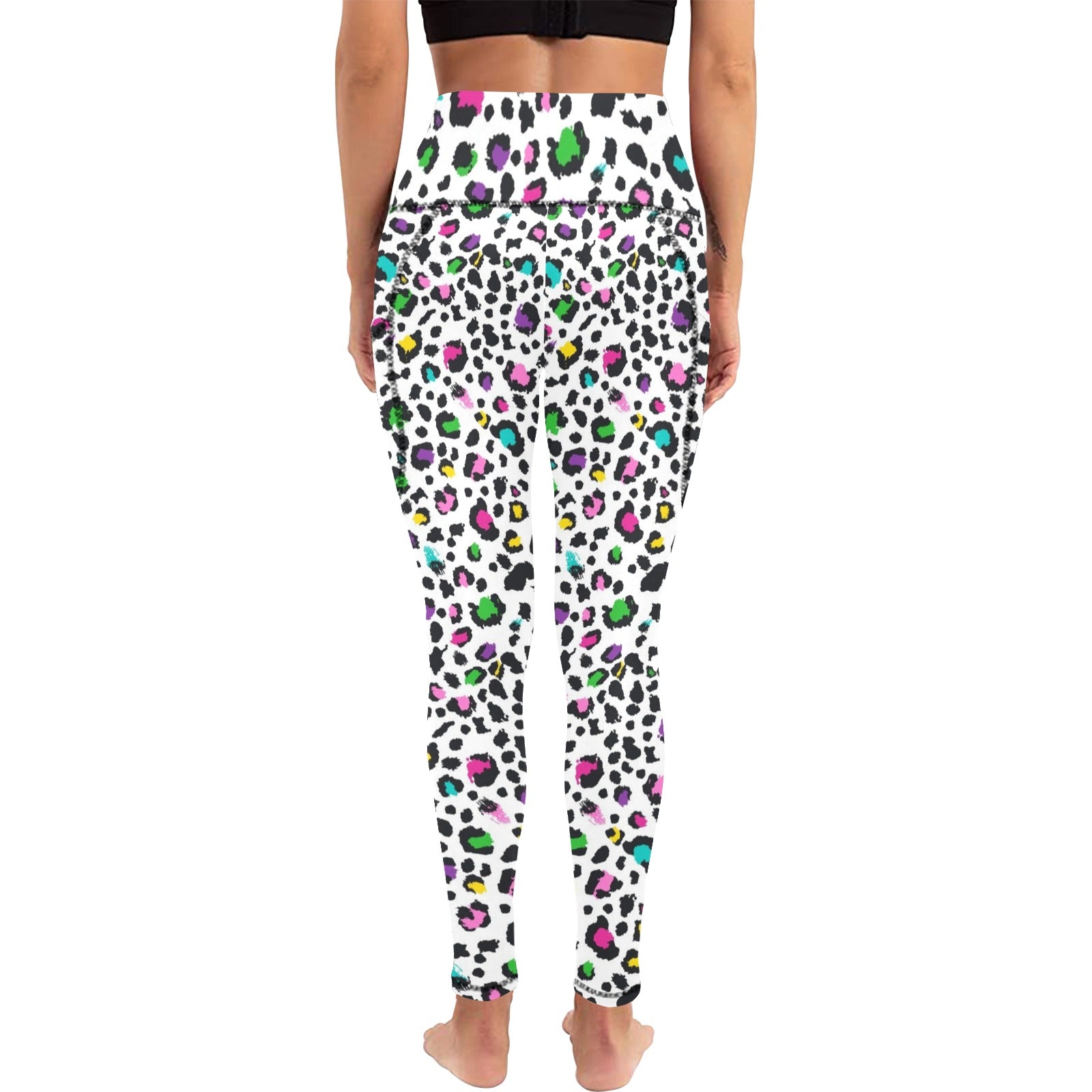 Animal Print In Colour - Women's Leggings with Pockets Women's Leggings with Pockets S - 2XL animal Printed Offshore