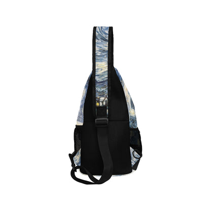 Starry Night - Cross-Body Chest Bag Cross-Body Chest Bag Printed Offshore