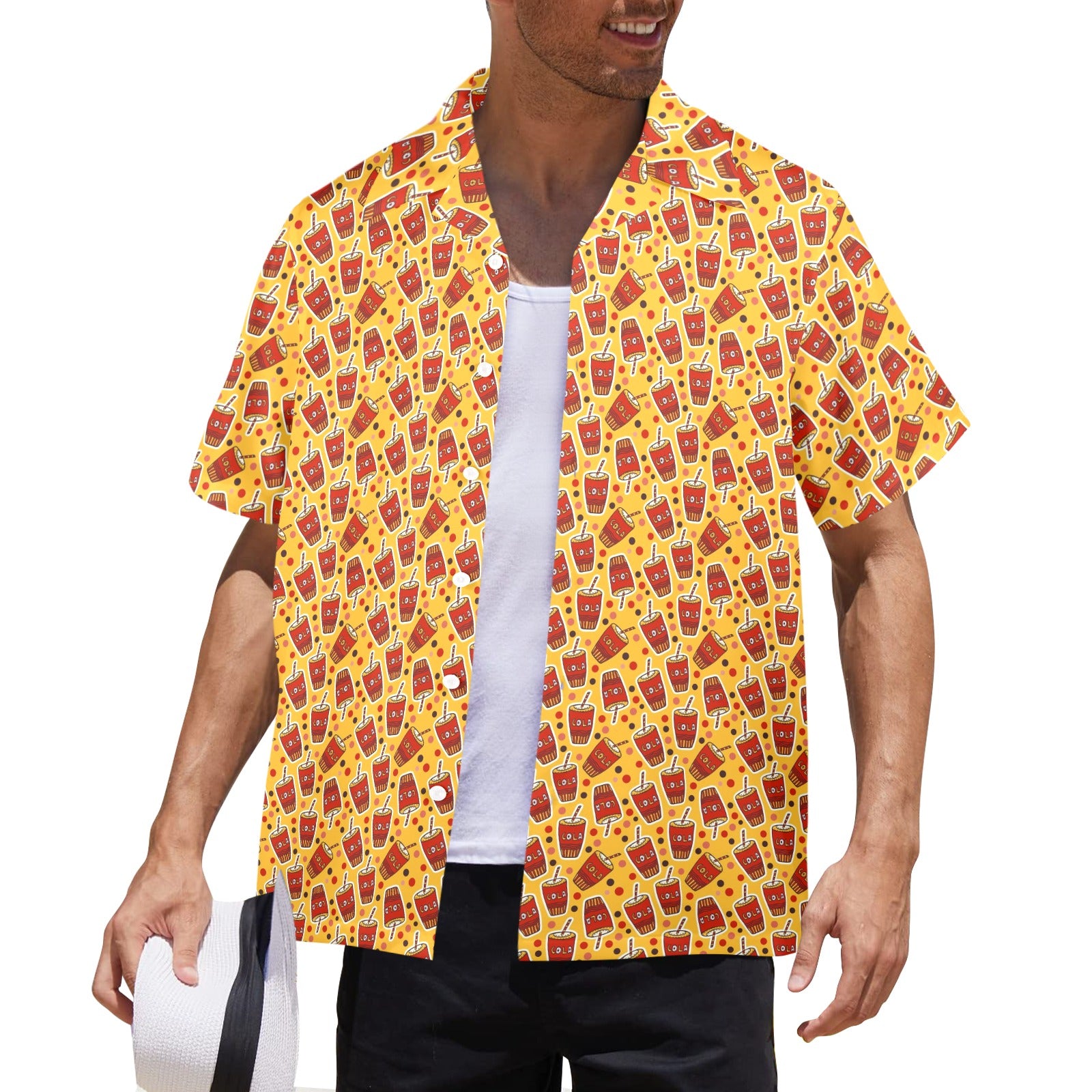 Cola - Mens Hawaiian Shirt Mens Hawaiian Shirt