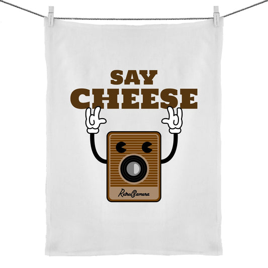 Say Cheese - 50% Linen 50% Cotton Tea Towel Default Title Tea Towel