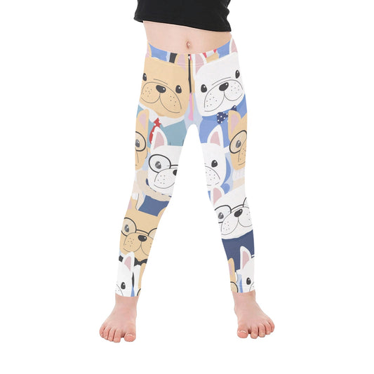 Dog Crowd - Kid's Ankle Length Leggings Kids Leggings Printed Offshore