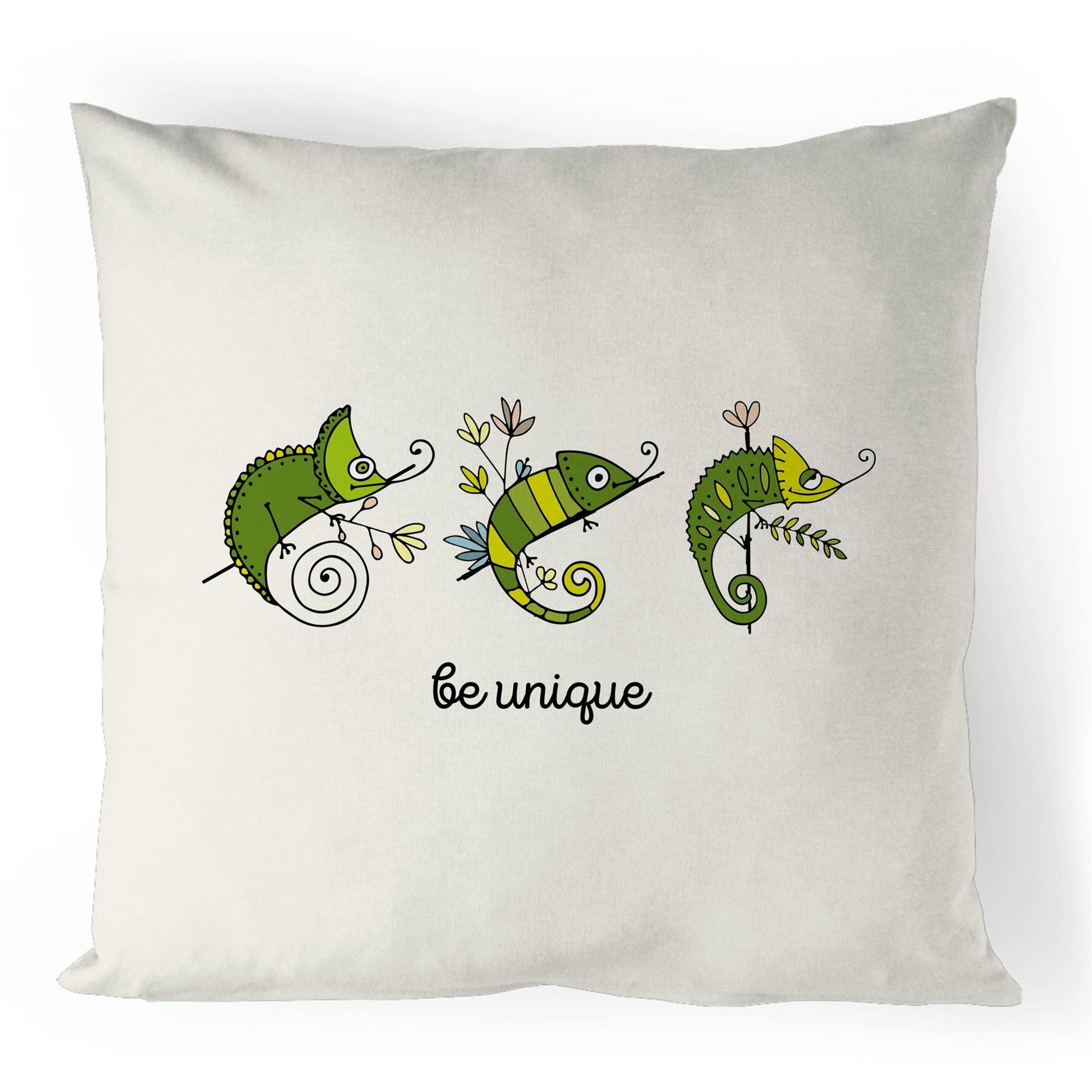 Chameleon, Be Unique - 100% Linen Cushion Cover Default Title Linen Cushion Cover