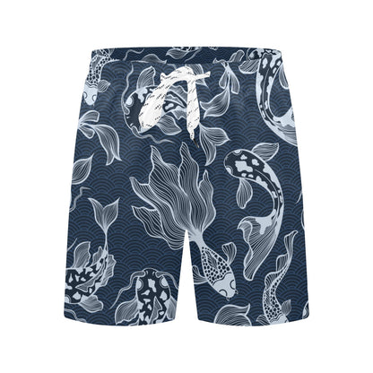 Blue Fish - Men's Mid-Length Beach Shorts Men's Mid-Length Beach Shorts animal Printed Offshore