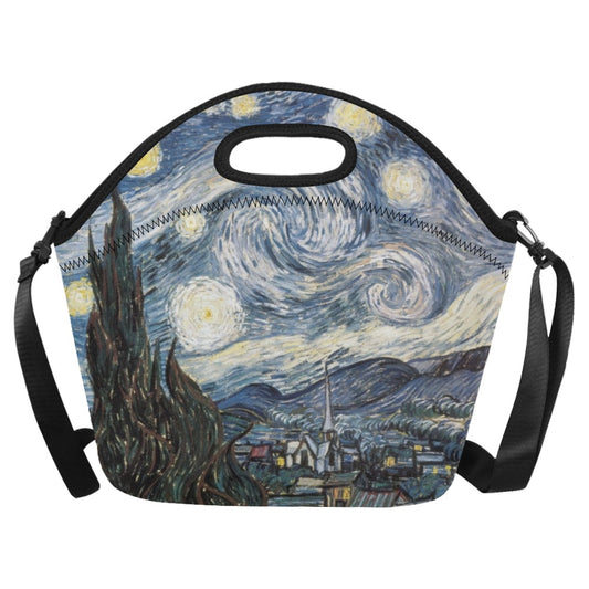 Starry Night - Neoprene Lunch Bag/Large Neoprene Lunch Bag/Large