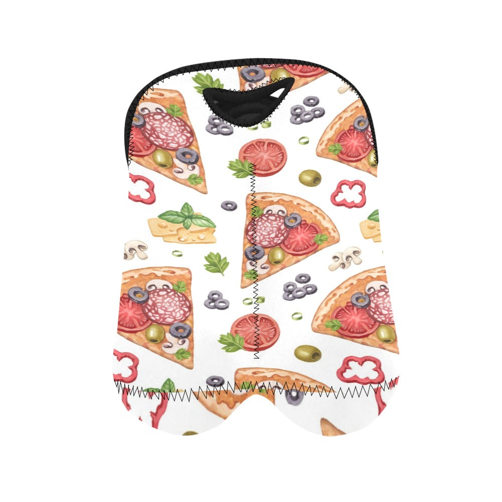 Pizza - 2-Bottle Neoprene Wine Bag 2 Bottle Wine Bag Printed Offshore