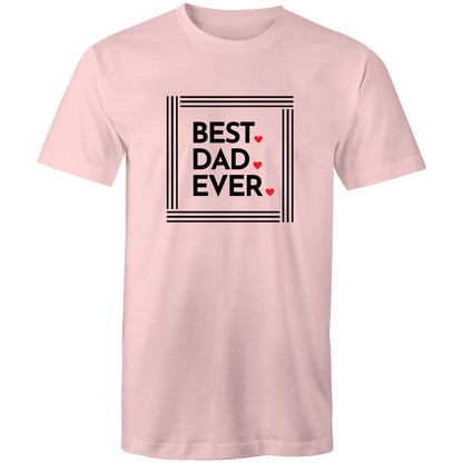 Best Dad Ever - Mens T-Shirt Pink Mens T-shirt Dad