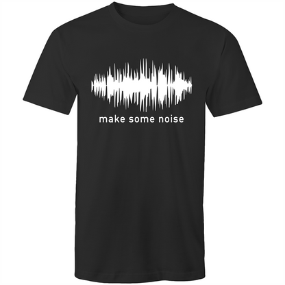 Make Some Noise - Mens T-Shirt Black Mens T-shirt Mens Music Science