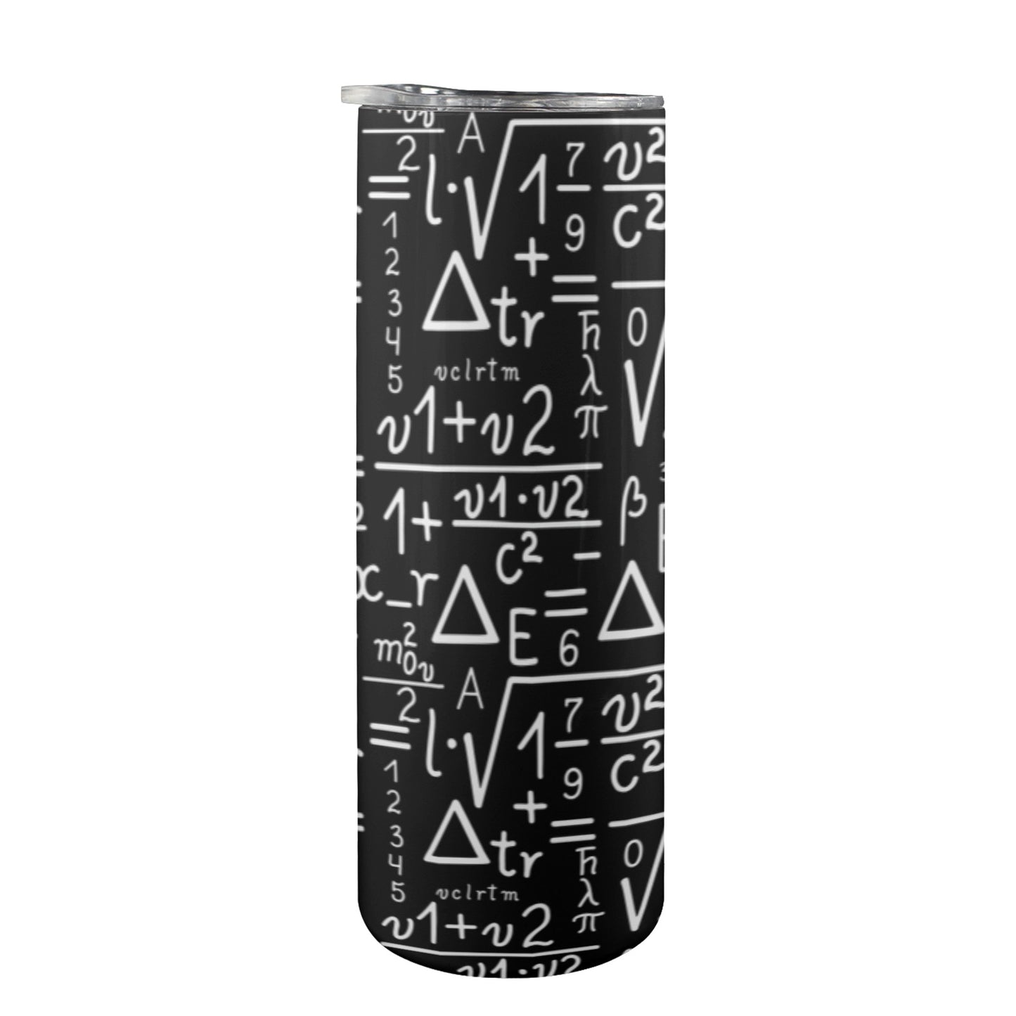 Mathematics - 20oz Tall Skinny Tumbler with Lid and Straw 20oz Tall Skinny Tumbler with Lid and Straw