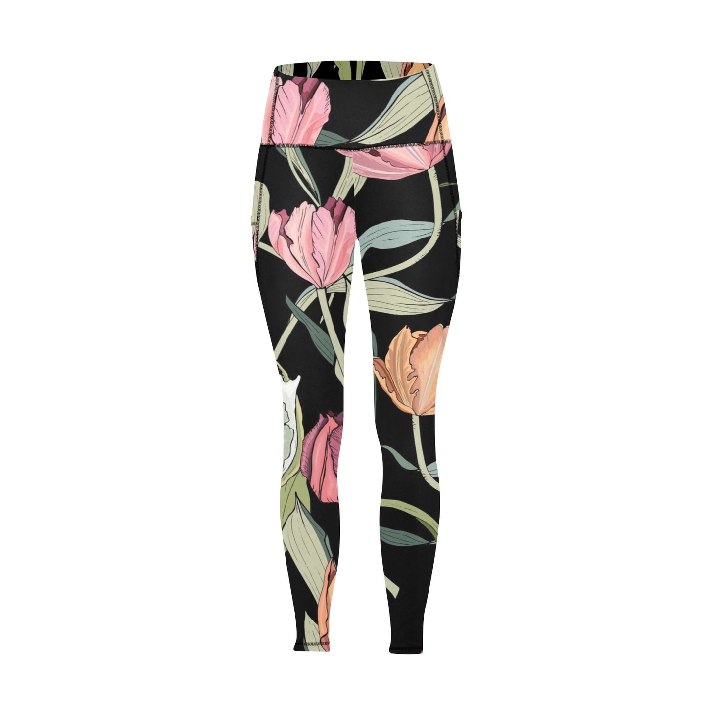 Tulips - Women's Leggings with Pockets Women's Leggings with Pockets S - 2XL Plants